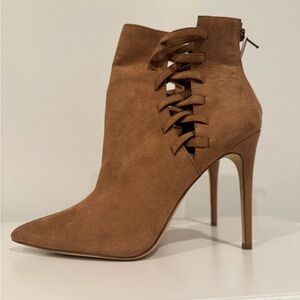 ALDO Tuxedo Corsetted Booties